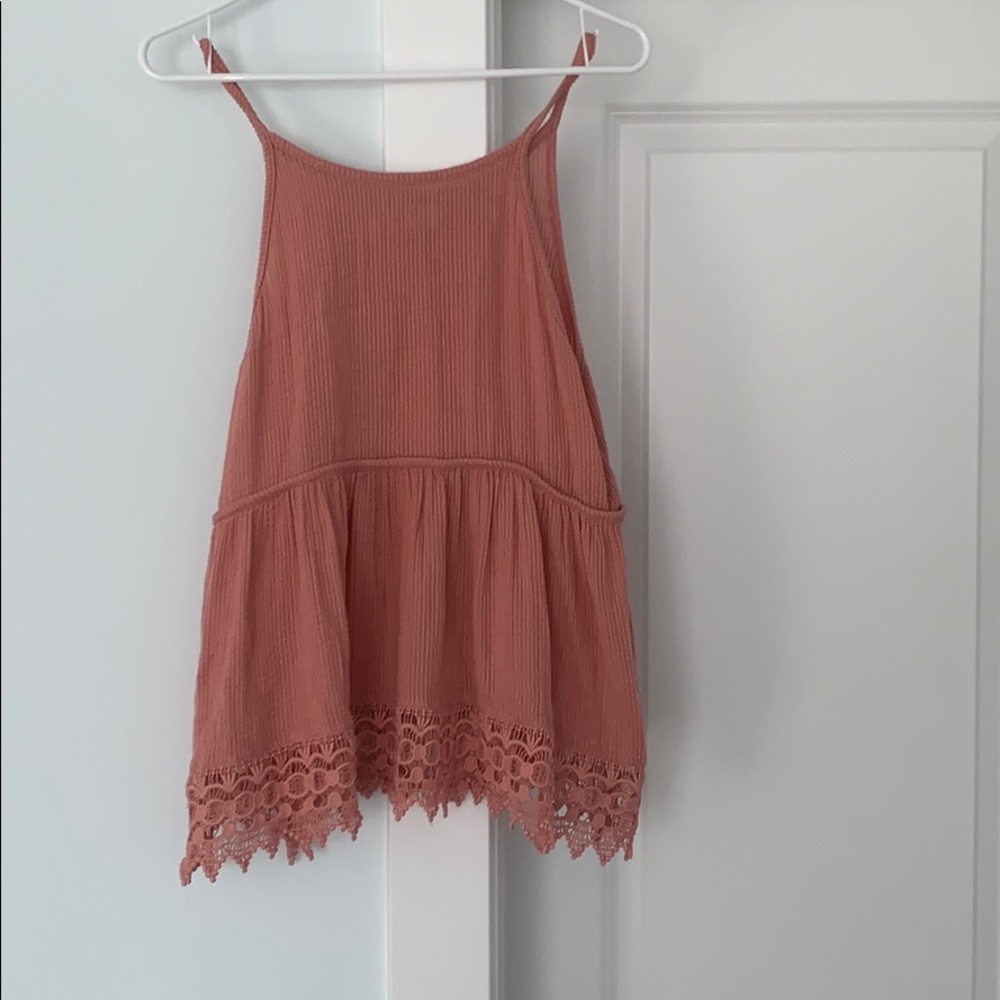 O’neill Pink High Neck Tank Top